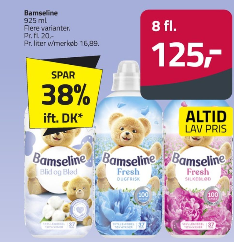 Bamseline, Skyllemiddel