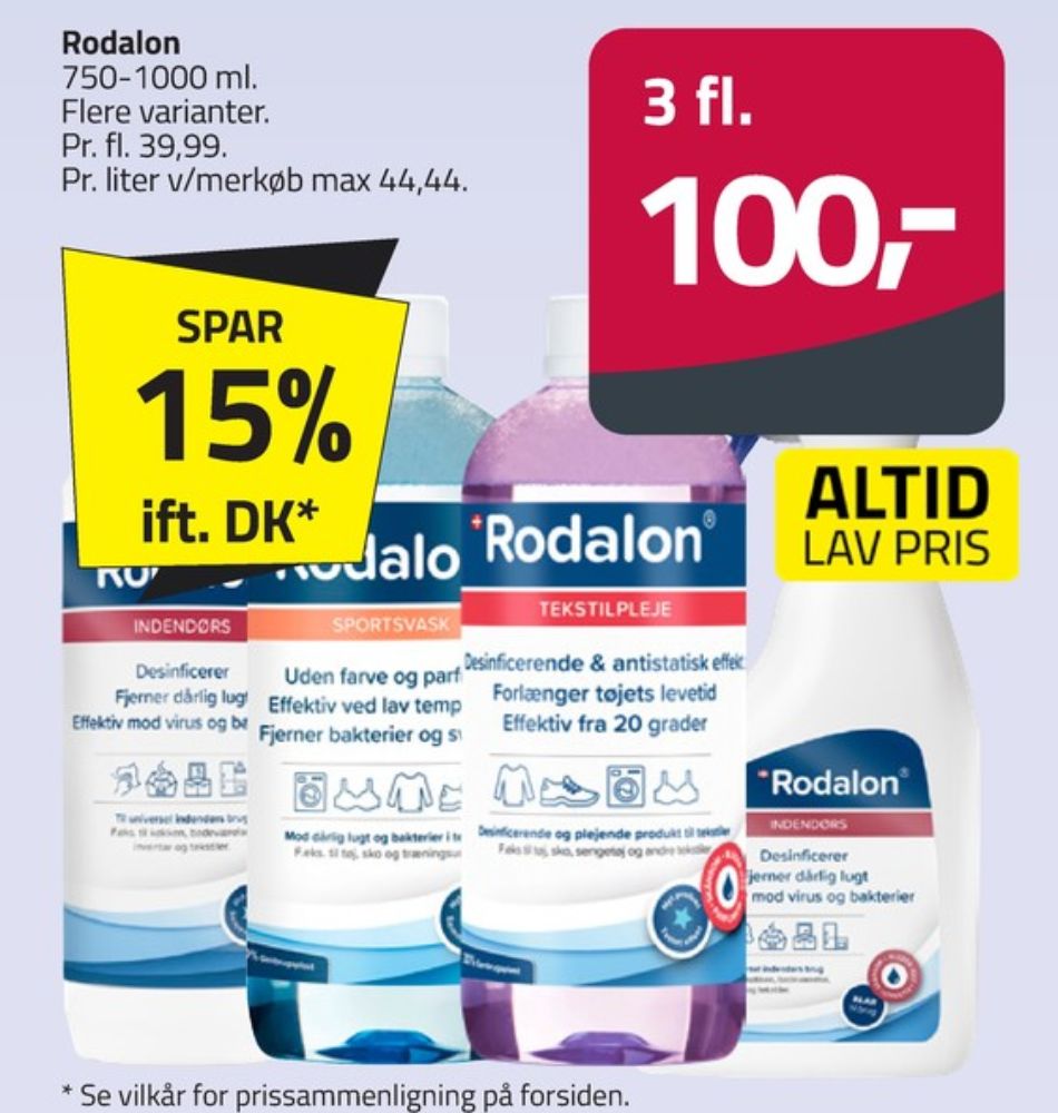 Rodalon, Vaskemiddel-flydende