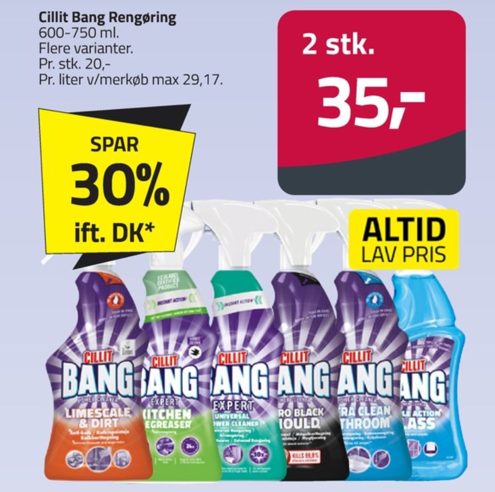 Cillit Bang, Rengøring - universal