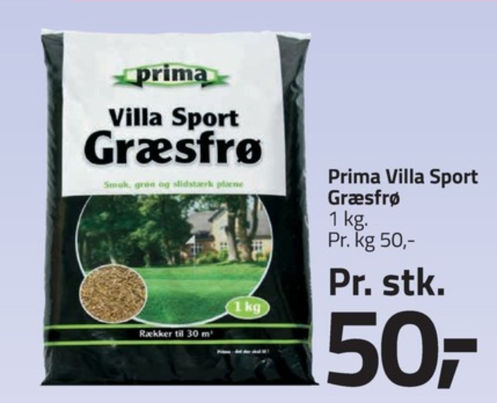 Prima, Græsfrø