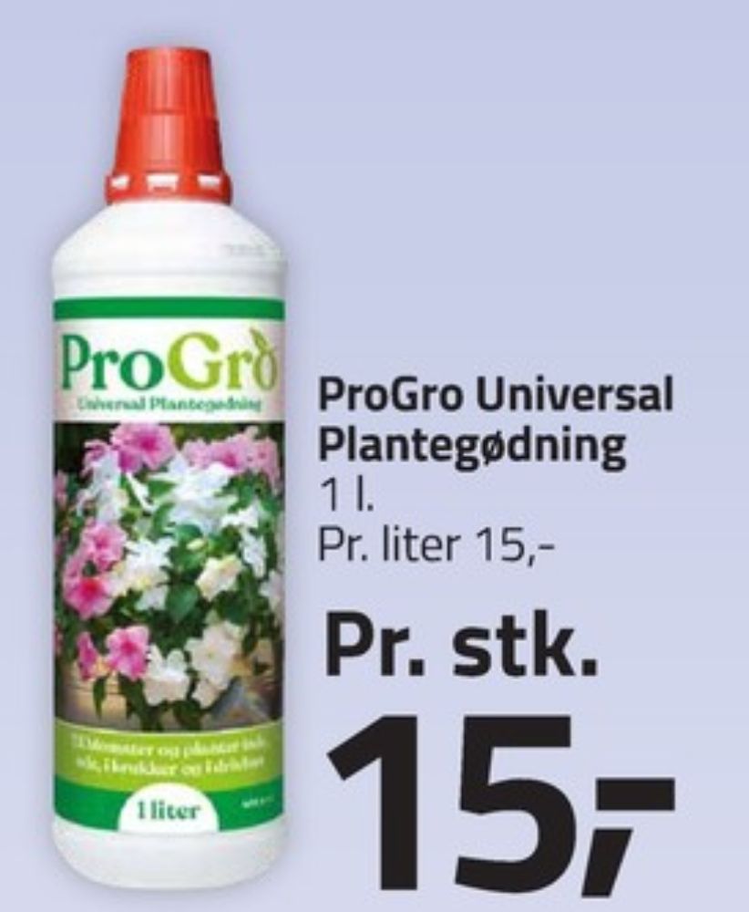 ProGro, Plantegødning