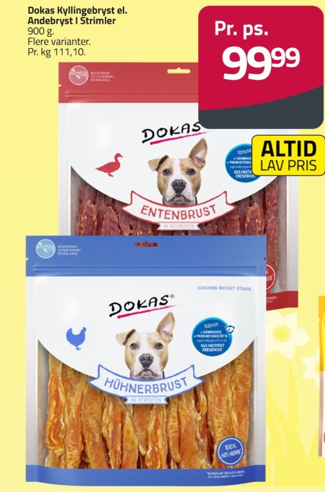 Dokas, Hundesnacks
