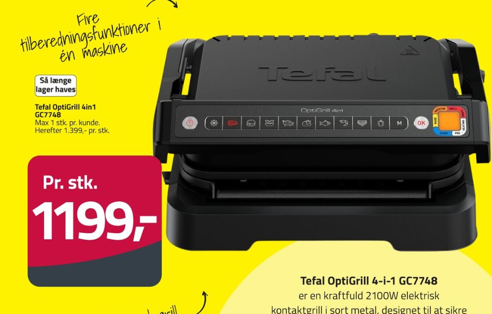 Tefal, Grillpande