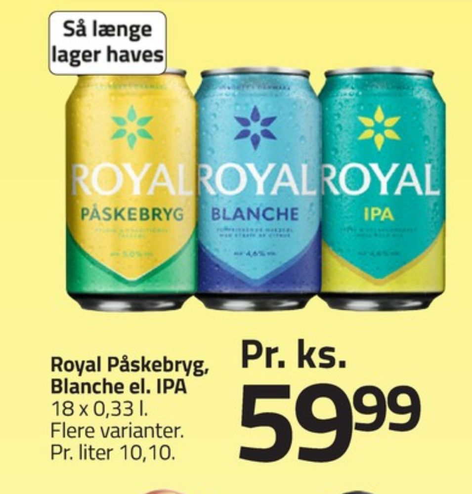 Royal Påskebryg, Øl 18 pk.