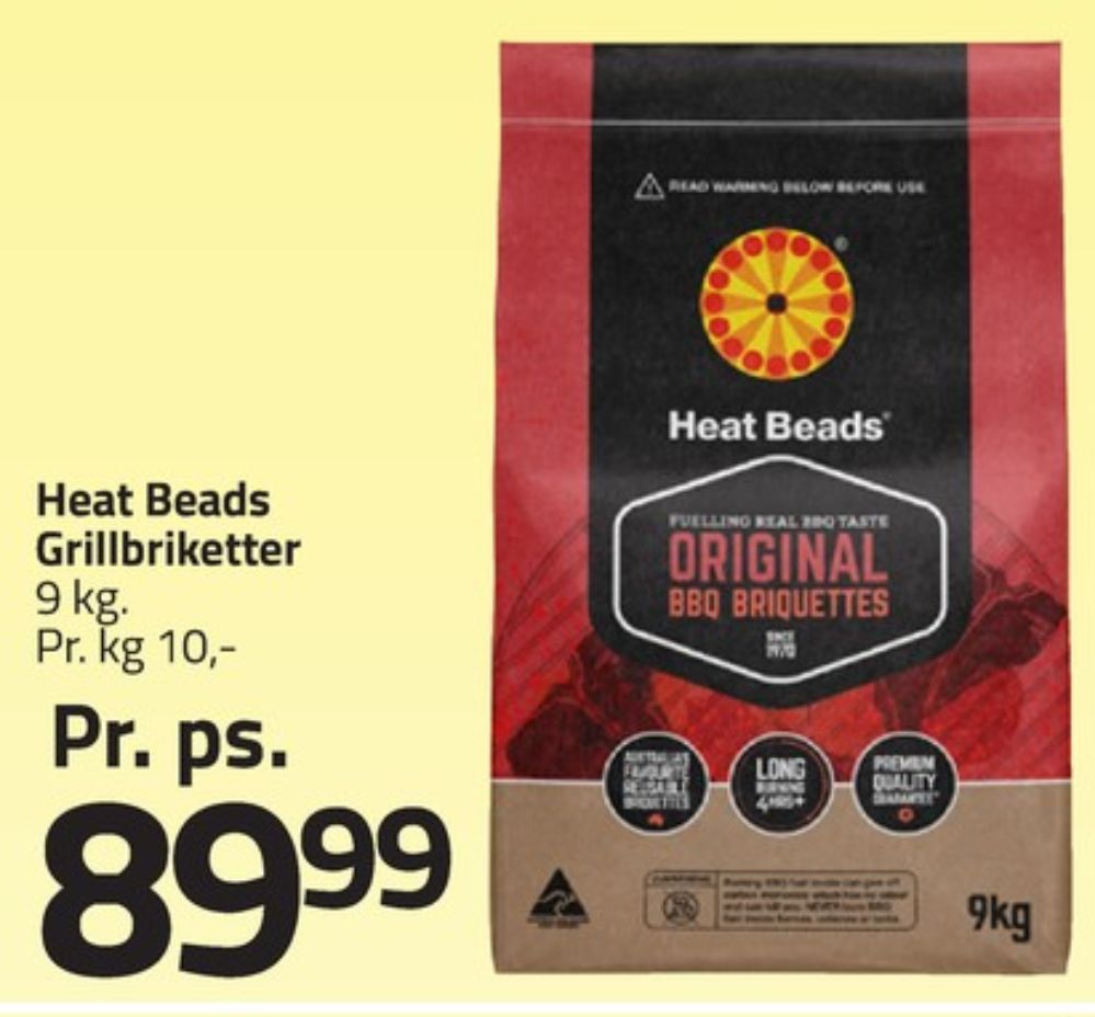 Heat Beads, Grillbriketter