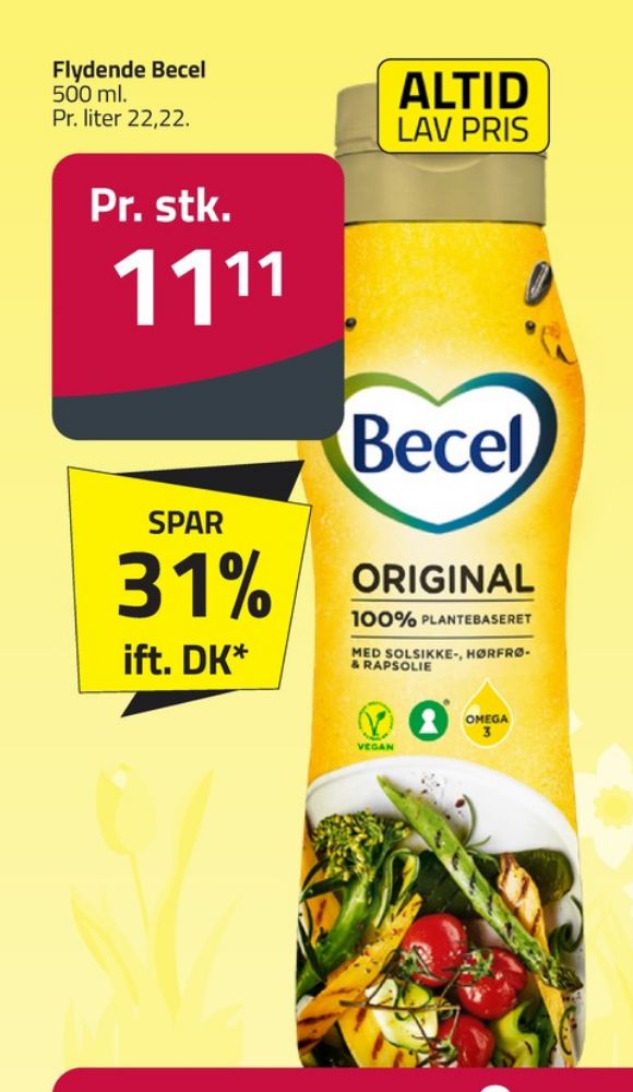 Becel, Margarine - flydende original