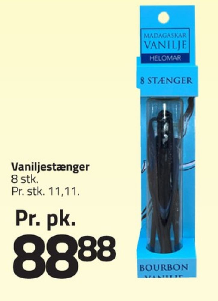 Helomar, Vaniljestang