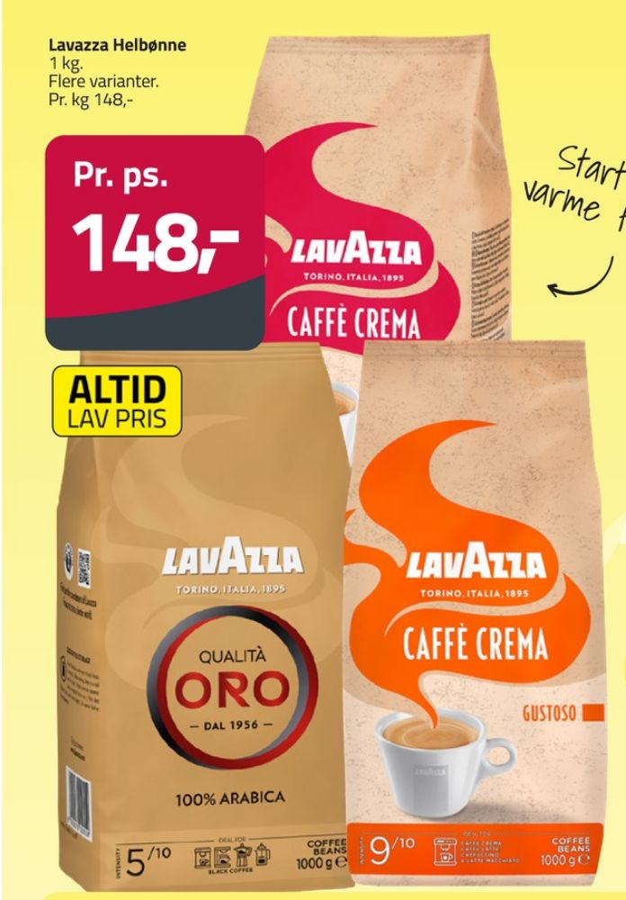 LavAzza Qualita Oro, Kaffebønner
