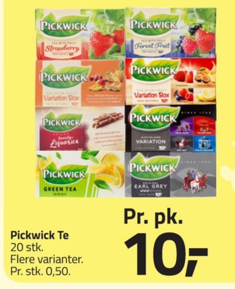 Pickwick, Green Tea Lemon Tebreve