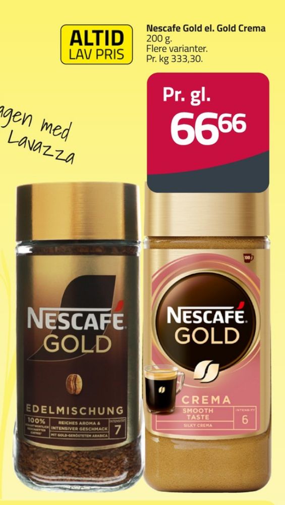 Nescafe Gold Crema, Instant Kaffe