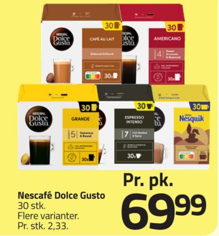Nescafe Dolce Gusto Nesquik, Kakaokapsler