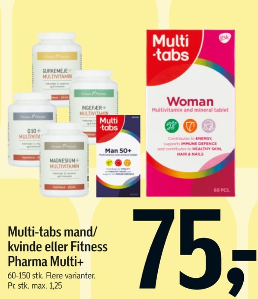 Fitness Pharma, Kosttilskud