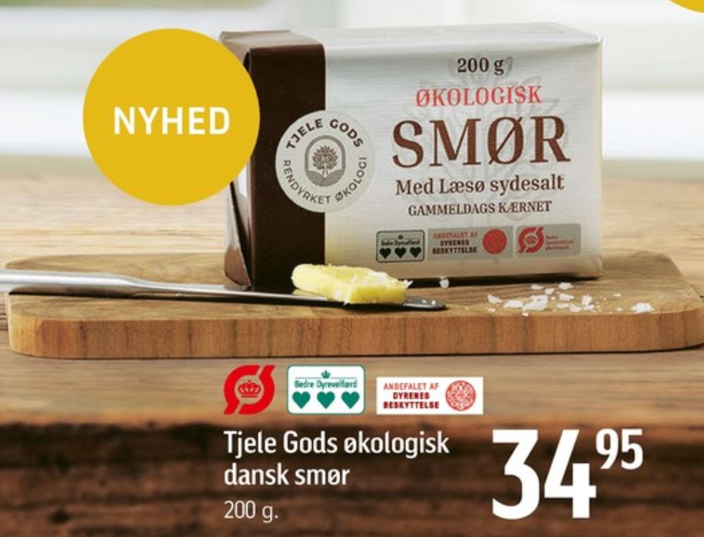 Tjele Gods, Smør med Læsø Sydesalt