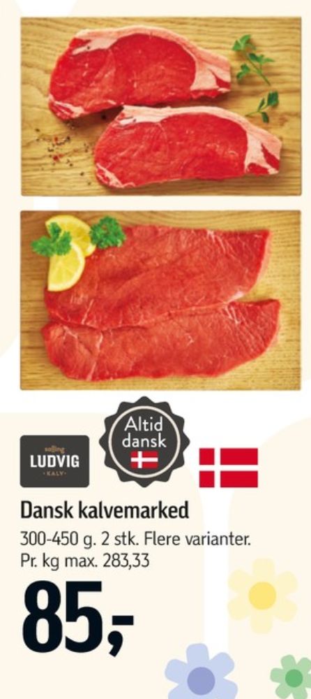 Salling Ludvig, Kalvesteaks