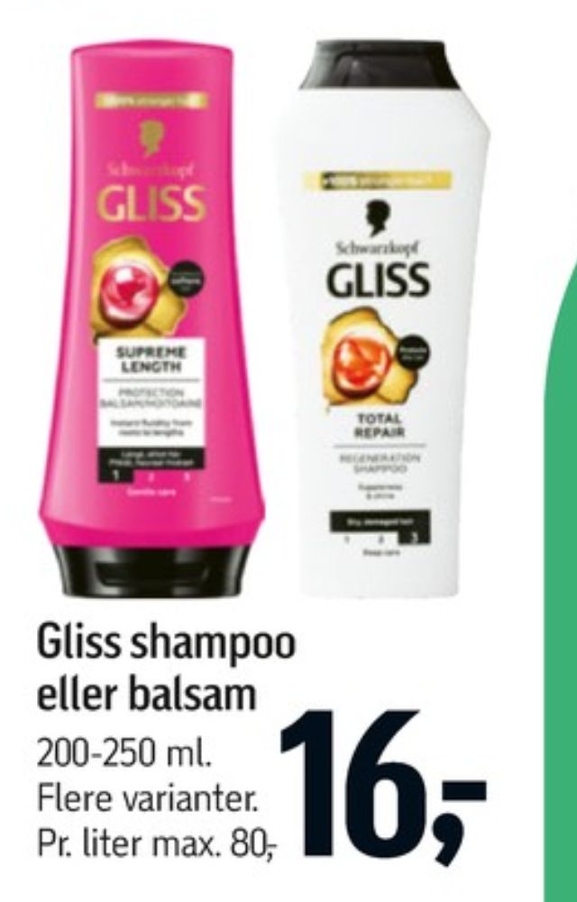 Schwarzkopf Gliss, Balsam