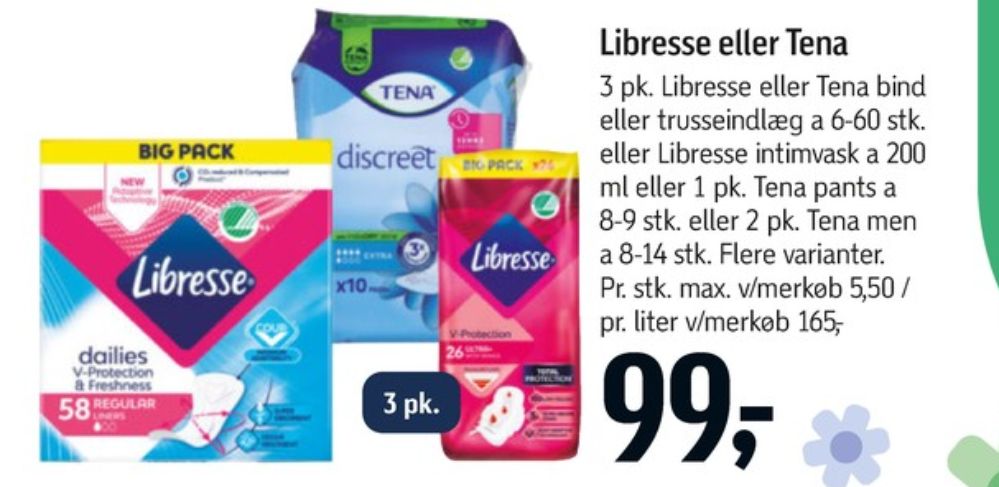 Libresse, Regular Black Trusseindlæg