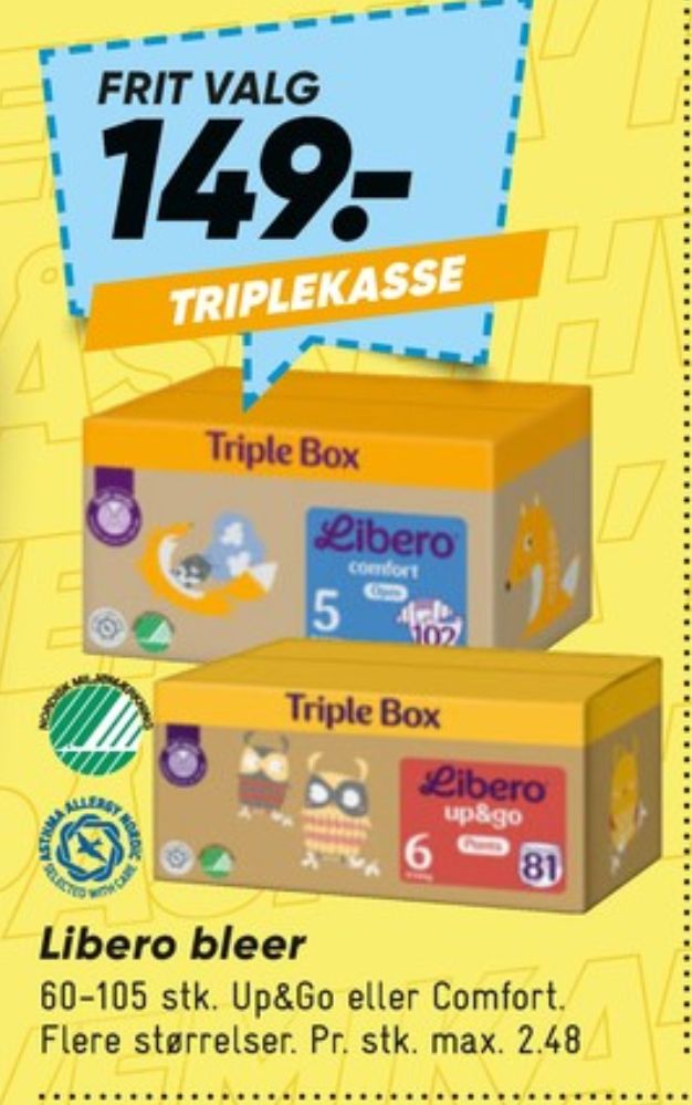 Libero Up&Go, Bleer str 4 Pants 7-10 kg