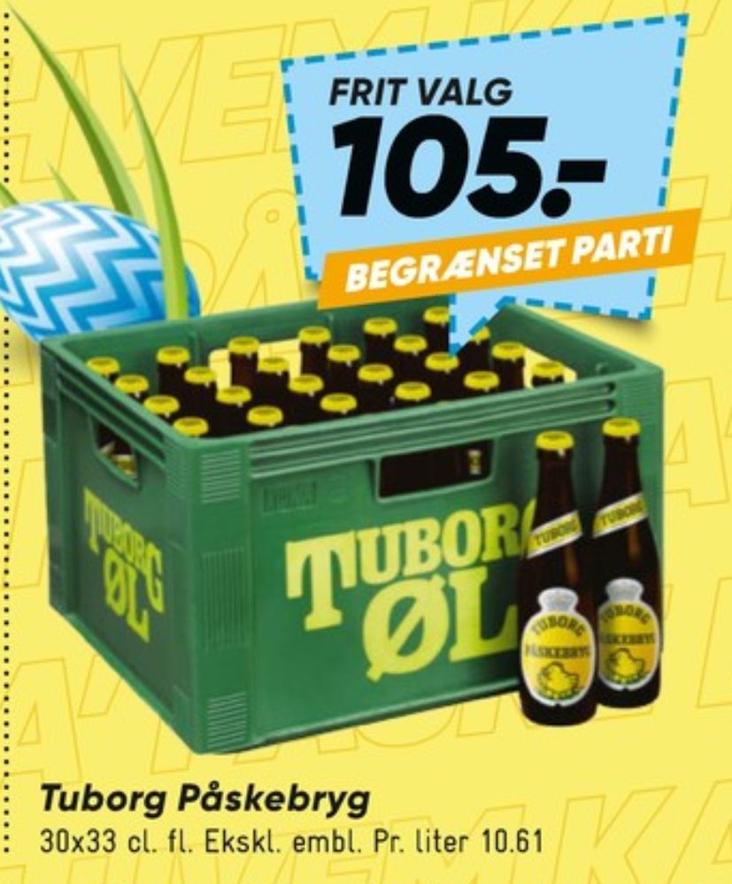 Tuborg Påskebryg, Øl