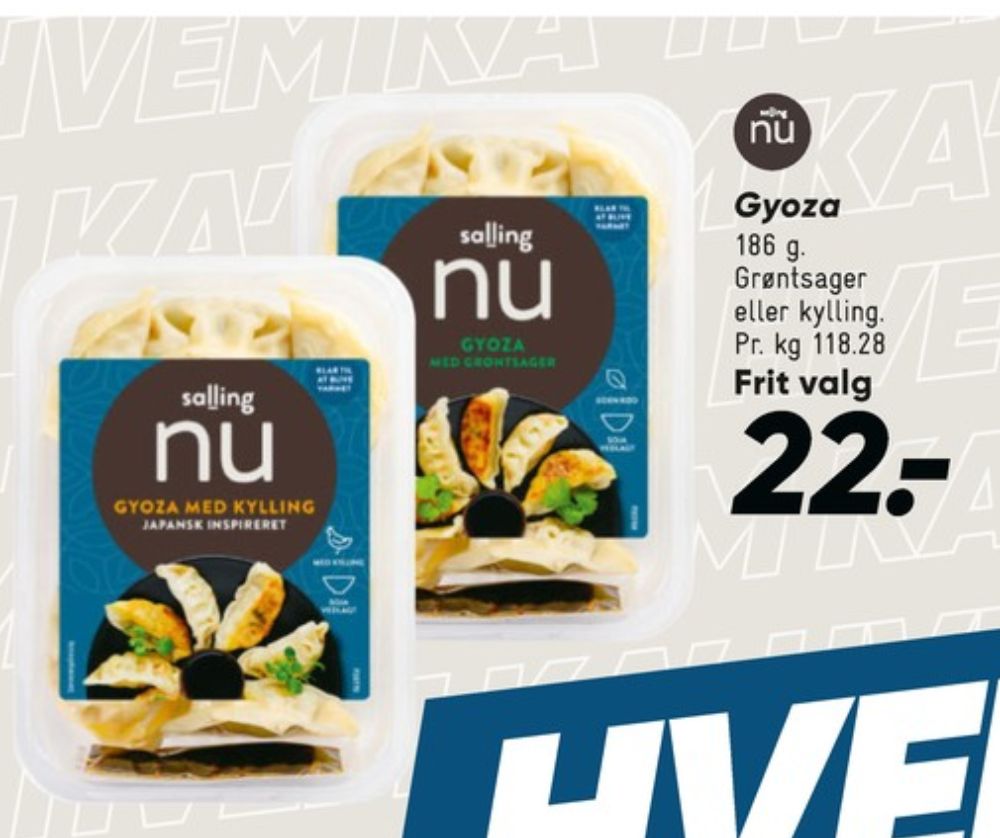 Salling Nu, Gyoza med Kylling