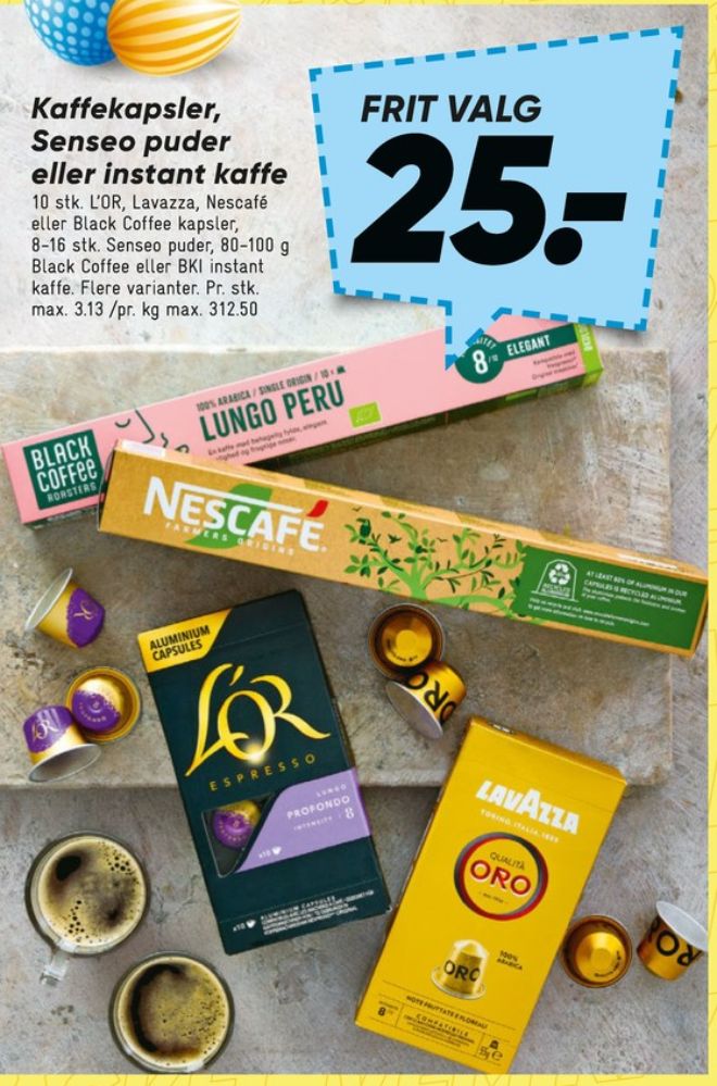 Black Coffee Lungo Peru, Kaffekapsler