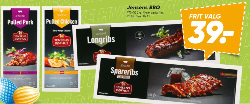 Jensens, Spareribs
