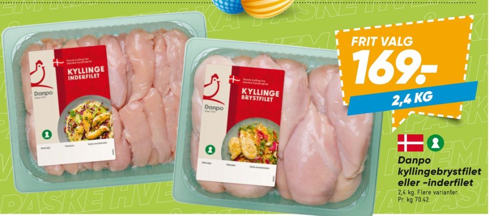 Danpo, Kyllingeinderfileter