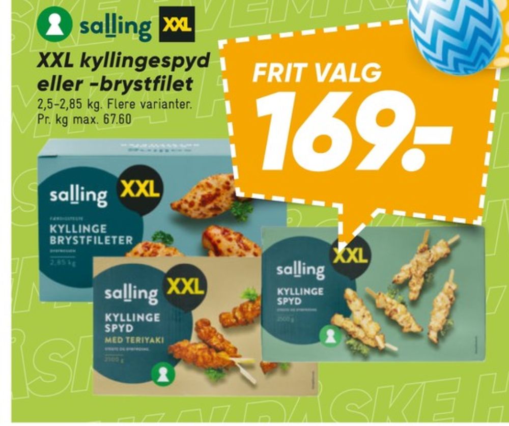 Salling, Kyllingebrystfilet