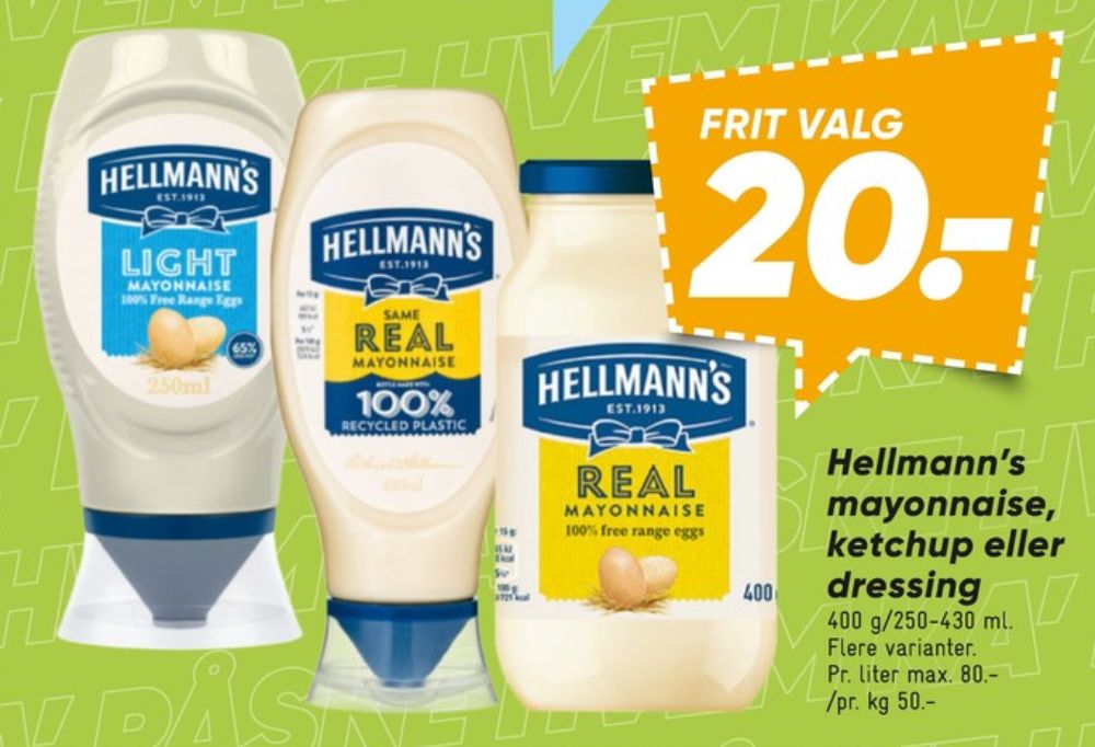 Hellmanns, Real Mayonnaise