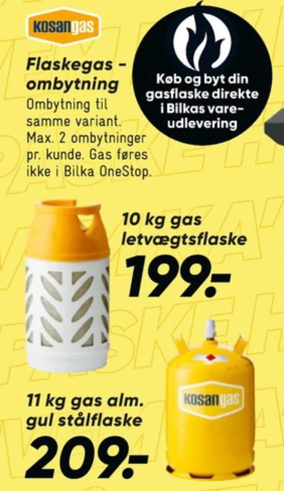 Kosan, Gasflaske