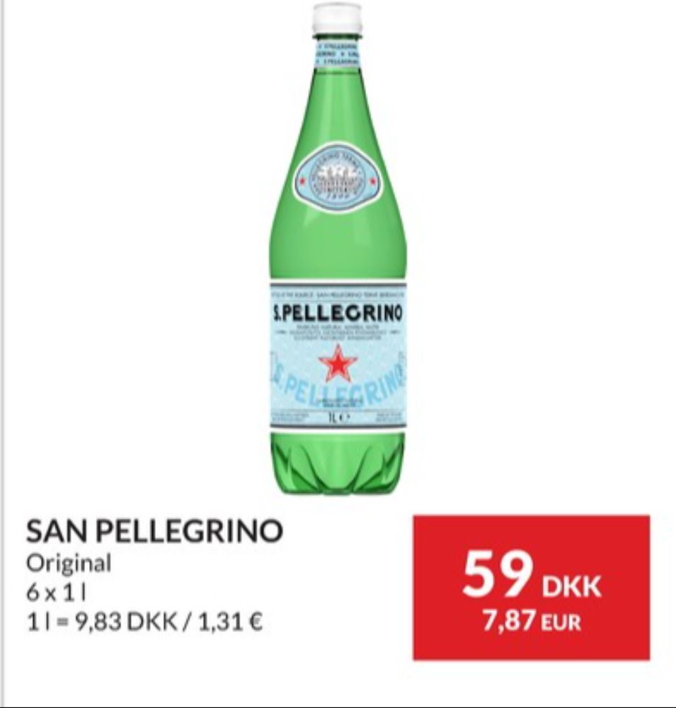San Pellegrino, Mineralvand med brus