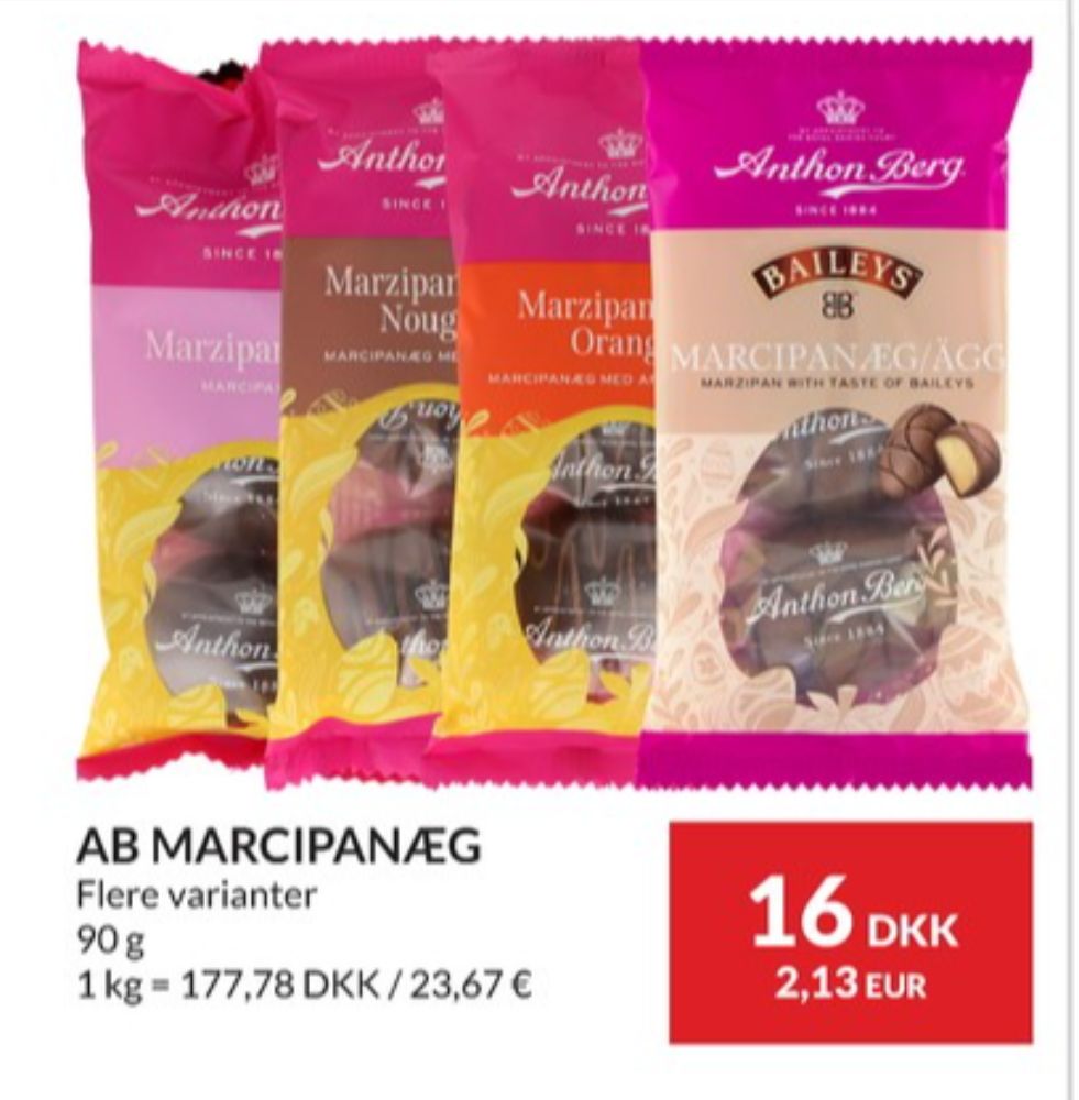 Anthon Berg, Marcipanæg Nougat
