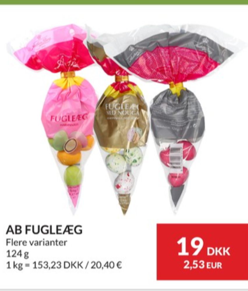 Anthon Berg Fugleæg, Marcipanæg Nougat