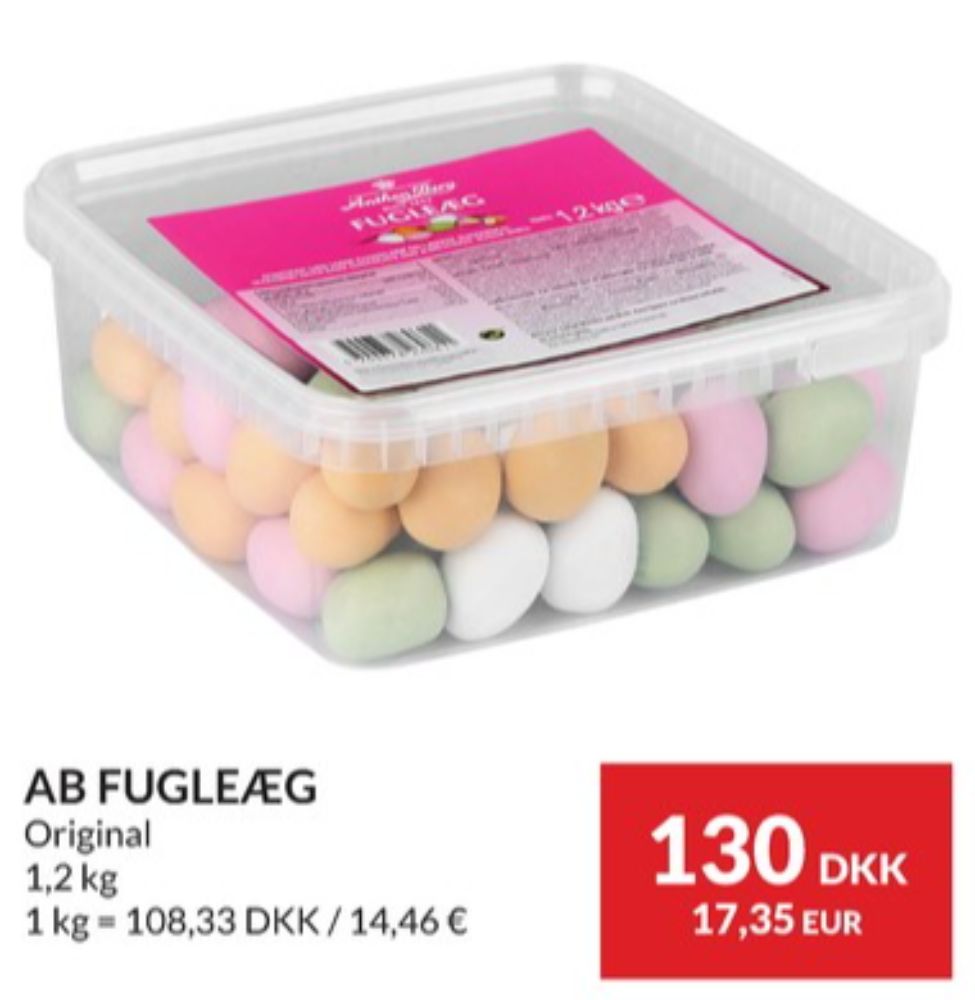 Anthon Berg Fugleæg, Marcipanæg