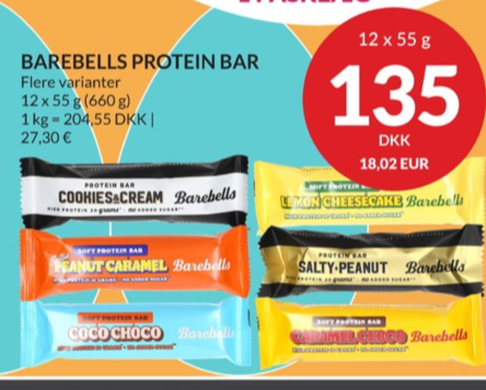Barebells, Peanut Caramel Proteinbar