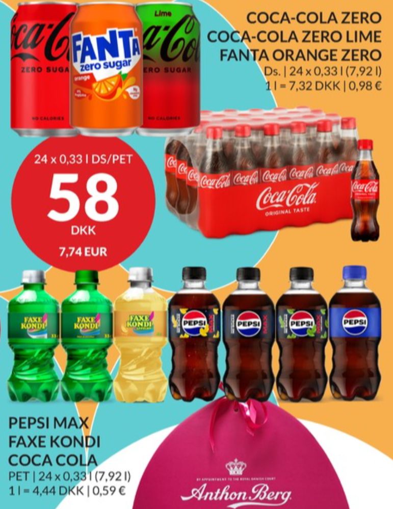 Coca Cola Zero Lime, Cola 24 pk.