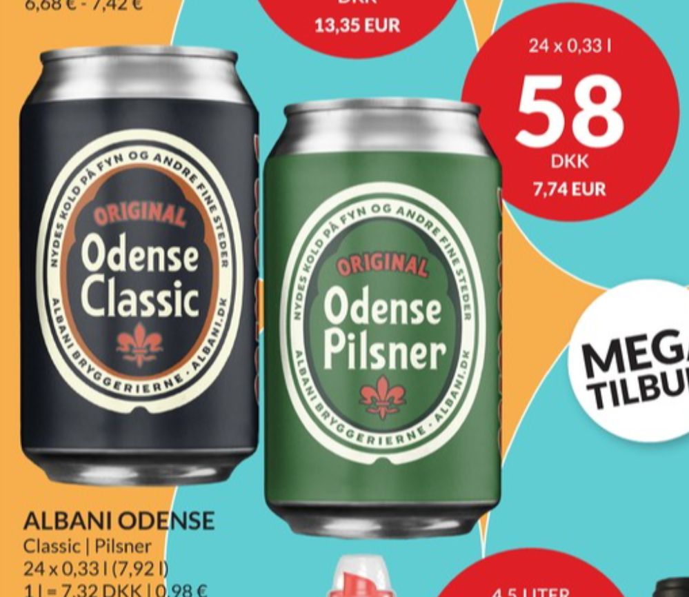 Odense Pilsner, Øl 24 pk.