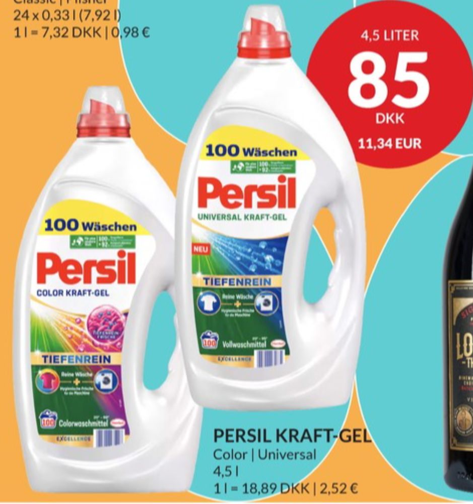 Persil, Vaskemiddel-flydende