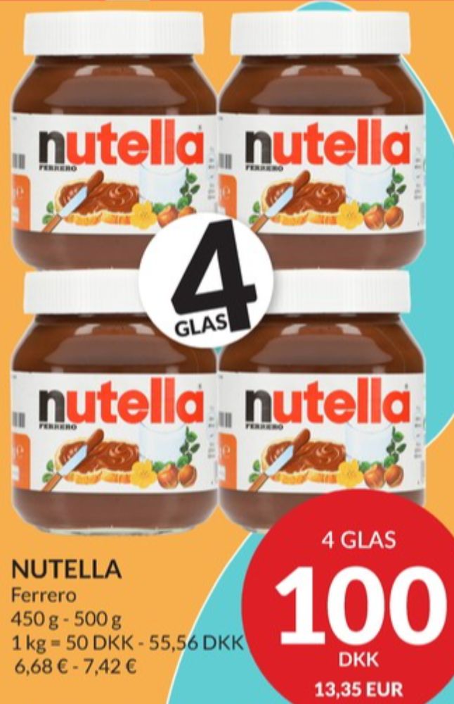 Nutella, Smørepålæg