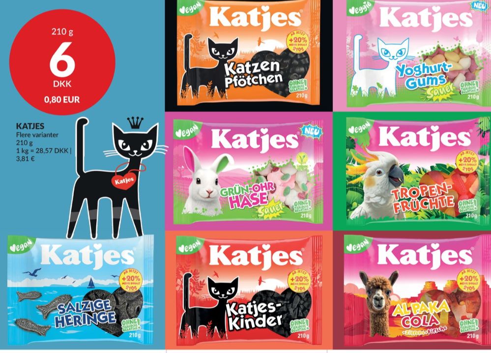 Katjes Tropen-Fruchte, Slikposer