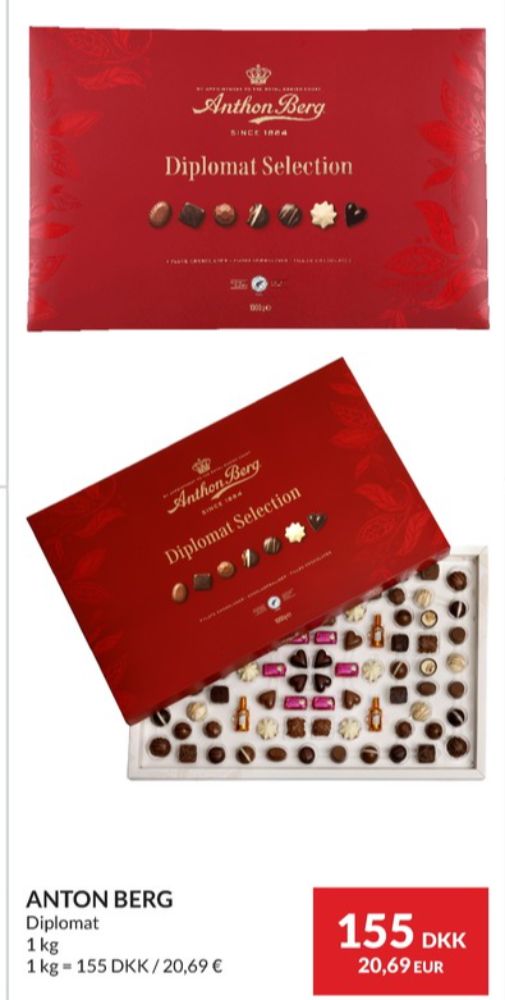 Anthon Berg Diplomat, Dessertchokolade