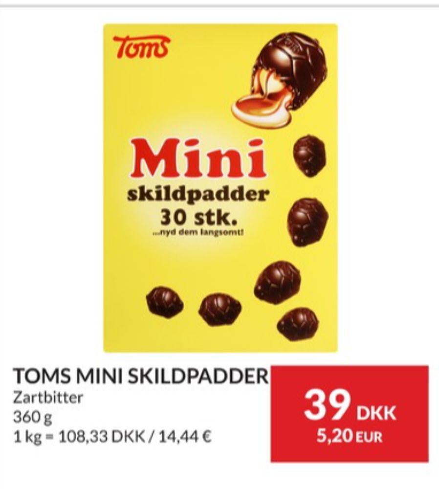 Toms Mini Skildpadder, Chokoladeskildpadder