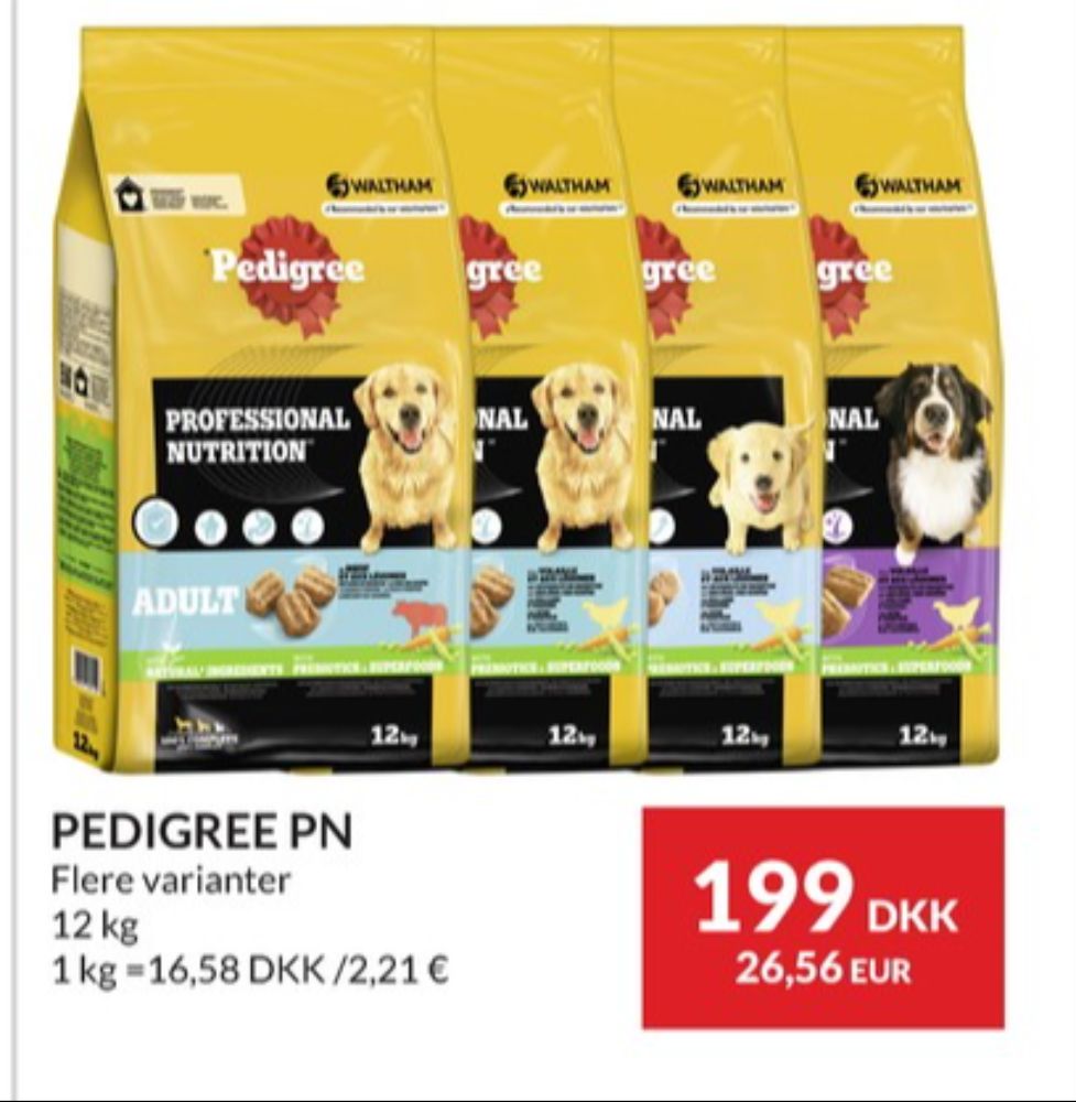 Pedigree, Hundefoder