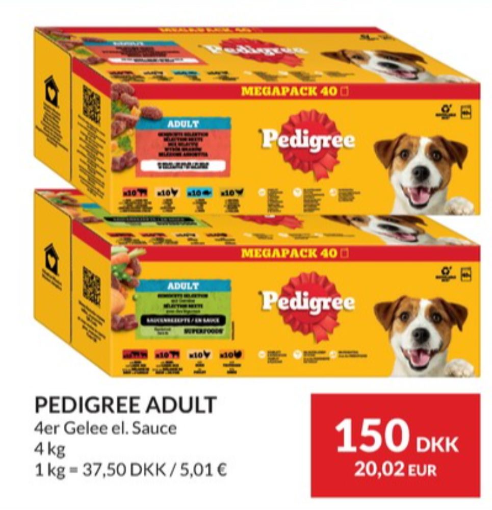 Pedigree, Hundefoder