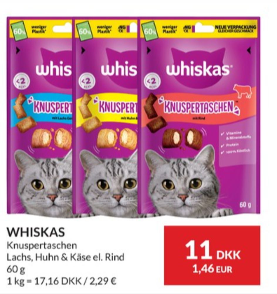 Whiskas, Kattesnacks