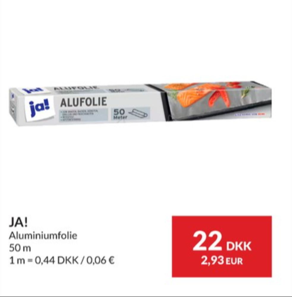 ja!, Alufolie