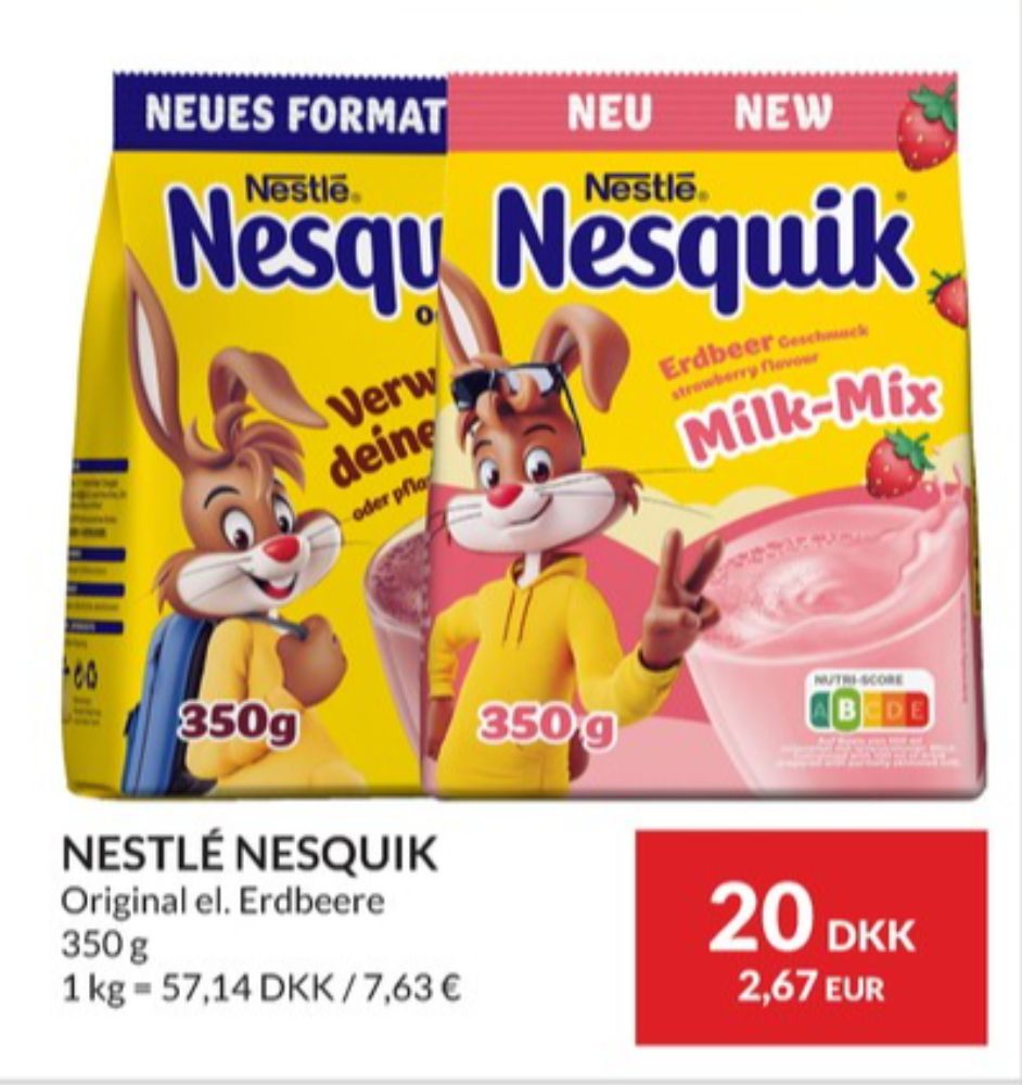 Nestlé Nesquik, Kakaodrikspulver