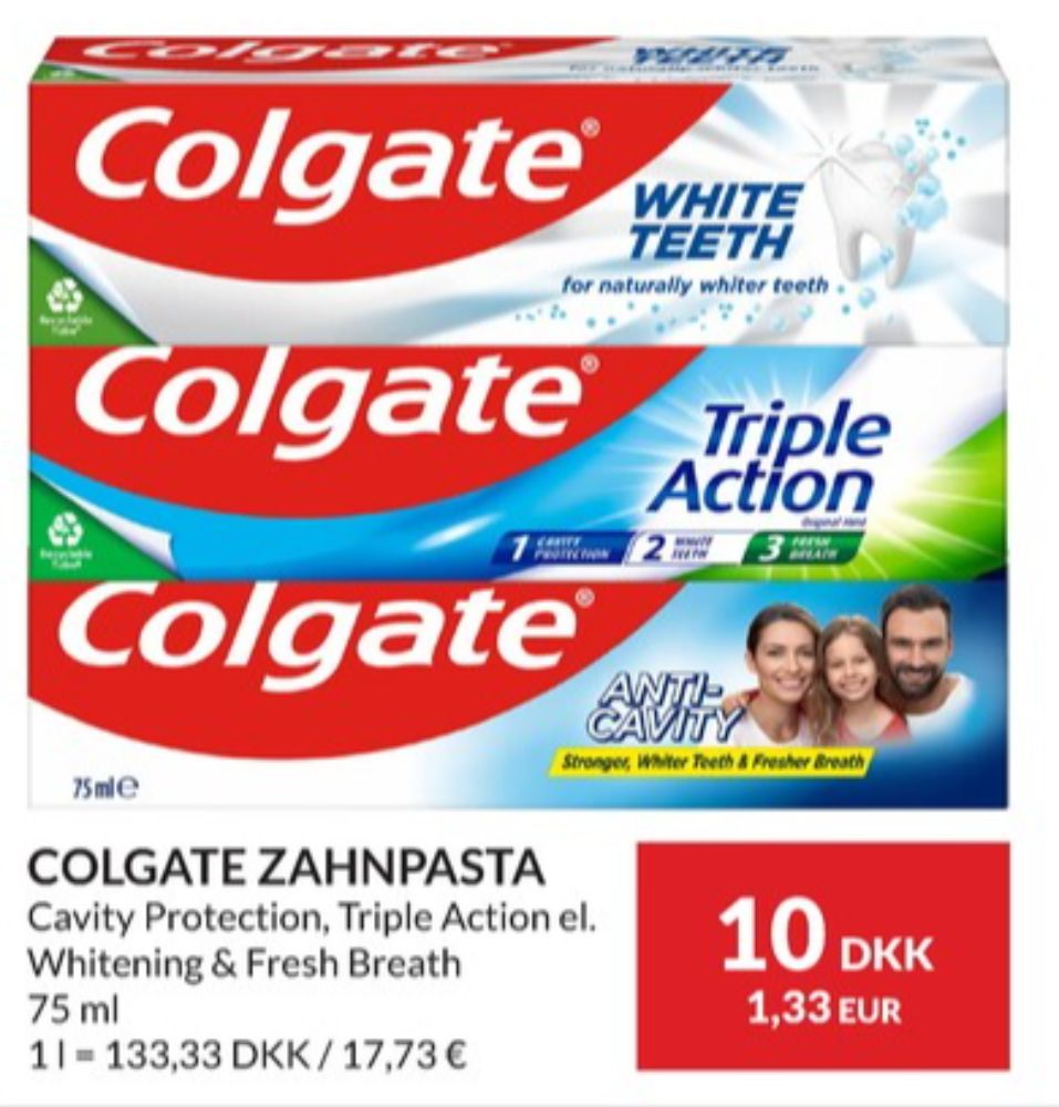 Colgate, Tandpasta