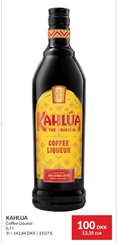 Kahlua, Likør