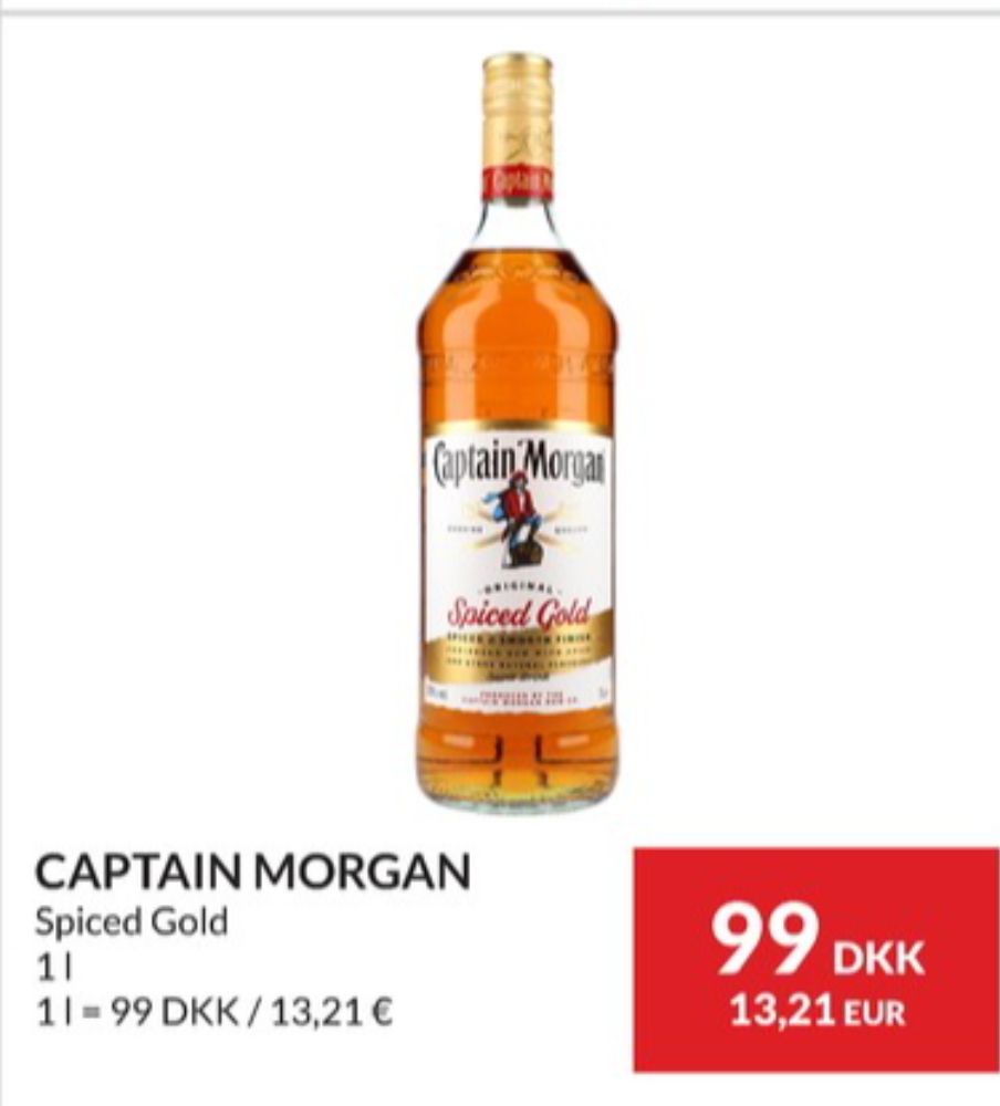 Captain Morgan Spiced Gold, Rom