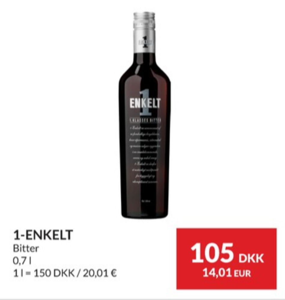 1-Enkelt, Bitter